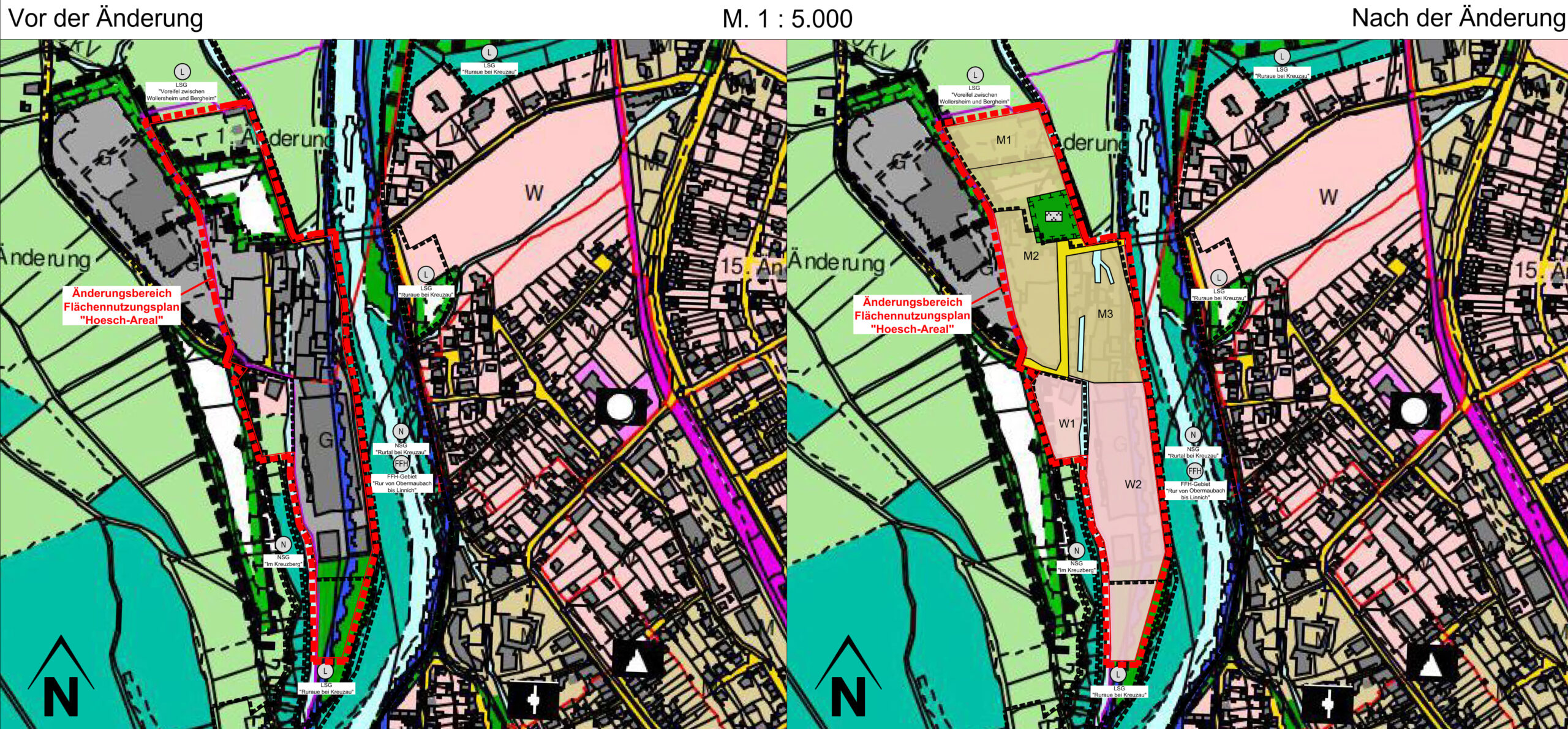 Gemeinde Kreuzau - 43. Änderung des Flächennutzungsplans Hoesch Areal 