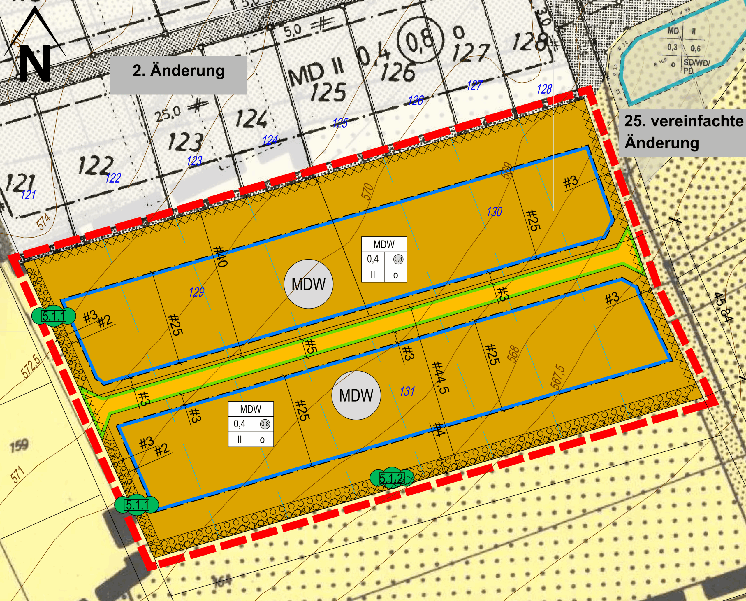 Stadt Schleiden - Bebauungsplan Nr. 42 Dreiborn, 7. Änderung Oestlingsweg 