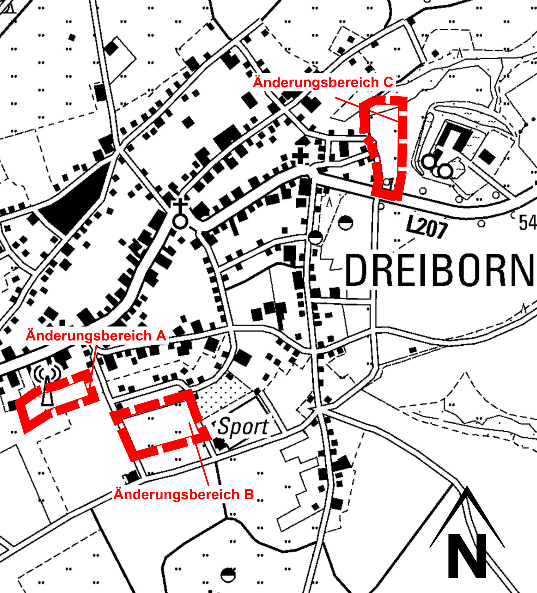 Stadt Schleiden - 21. Änderung des Flächennutzungsplans - Tausch von Flächendarstellungen in Dreiborn 